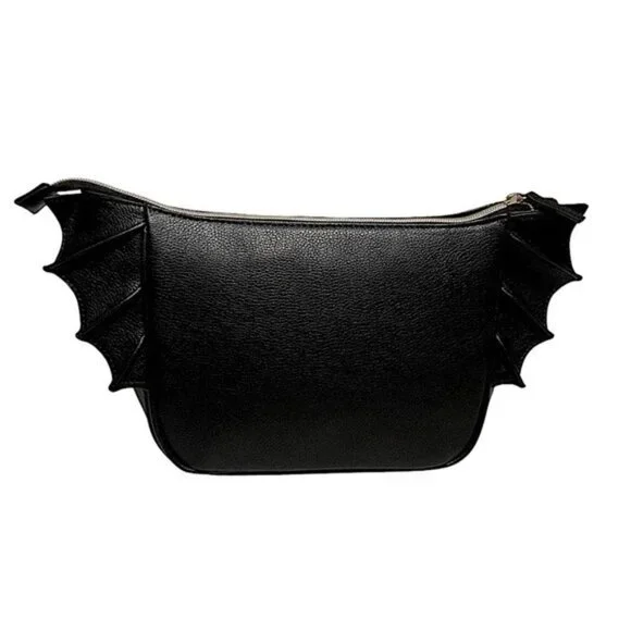 Jeffree Star Black Batwing Makeup Bag NWOT - Picture 2 of 5